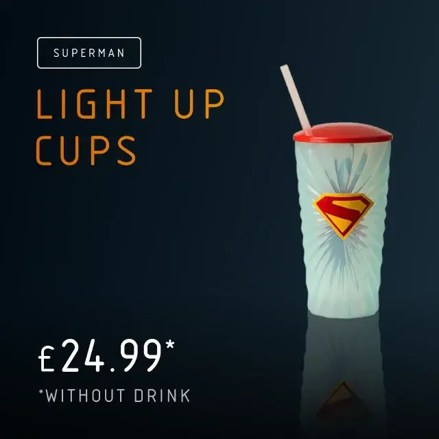 Superman's popcorn bucket