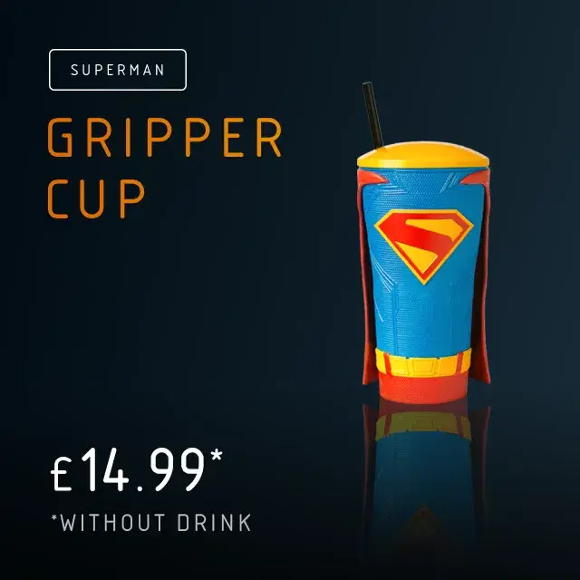 Superman's popcorn bucket