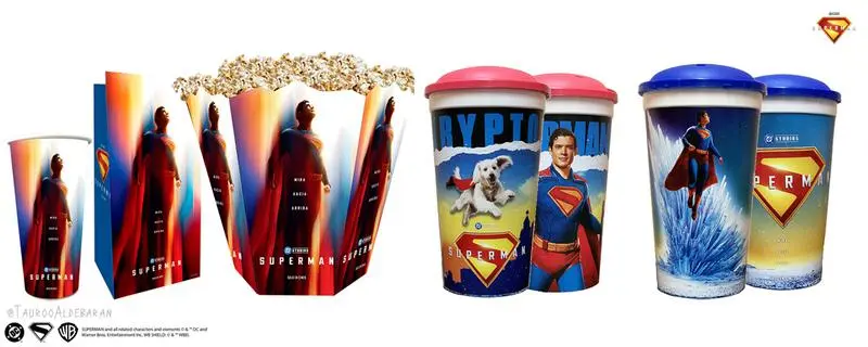 Superman's popcorn bucket